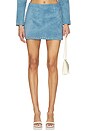 view 1 of 6 Tellier Skirt in Jean Blue