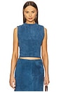 view 1 of 4 Asymmetric Top in Jean Blue