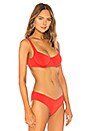 view 2 of 4 x Revolve Afterglow Bikini Top in Red