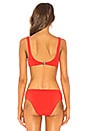 view 3 of 4 x Revolve Afterglow Bikini Top in Red