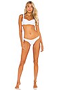 view 4 of 5 BAS DE MAILLOT DE BAIN SIGNATURE in White