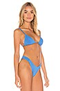 view 2 of 4 Hydrangea Tri Bikini Top in Cornflower