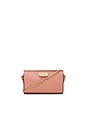 view 1 of 5 Eartha Iconic Large Phone Wallet Crossbody in Rose Cloud