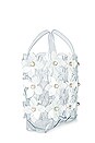 view 3 of 6 Floral Bouquet Small Shopper in Clear