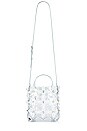 view 6 of 6 Floral Bouquet Small Shopper in Clear