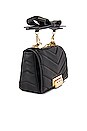 view 3 of 5 Soft Earthette Mini Chain Shoulder Bag in Black