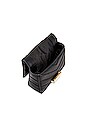 view 4 of 5 Soft Earthette Mini Chain Shoulder Bag in Black