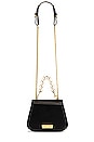 view 5 of 5 Chantalle Saddle Chain Crossbody Bag in Black