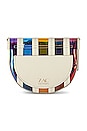 view 2 of 5 Belay Mini Saddle Crossbody Bag in Multi Clear Rainbow