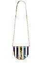 view 5 of 5 Belay Mini Saddle Crossbody Bag in Multi Clear Rainbow