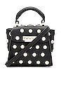 view 1 of 5 Eartha Iconic Pearl Lady Mini Top Handle in Black