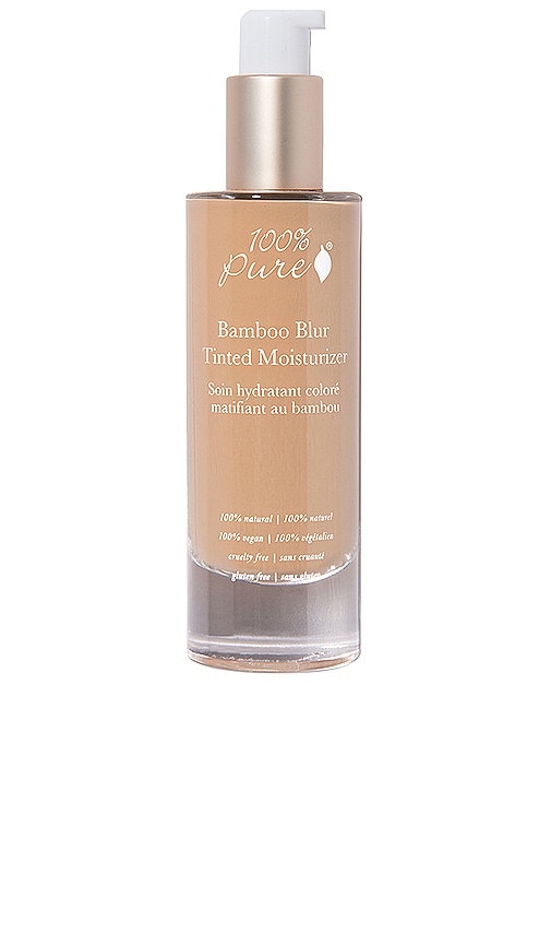 100% Pure Bamboo Blur Tinted Moisturizer in Toffee