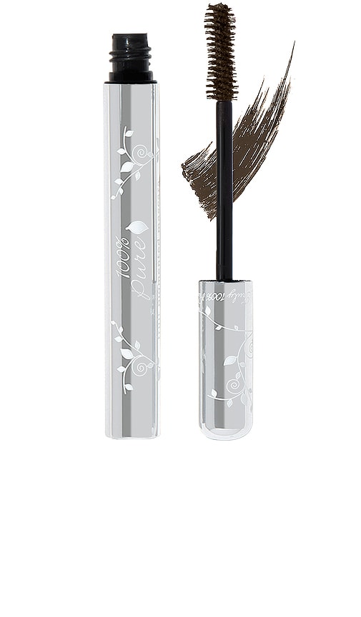 100% Pure Mascara in Dark Chocolate.