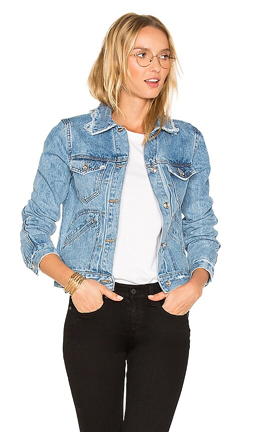 Derek lam denim sales jacket