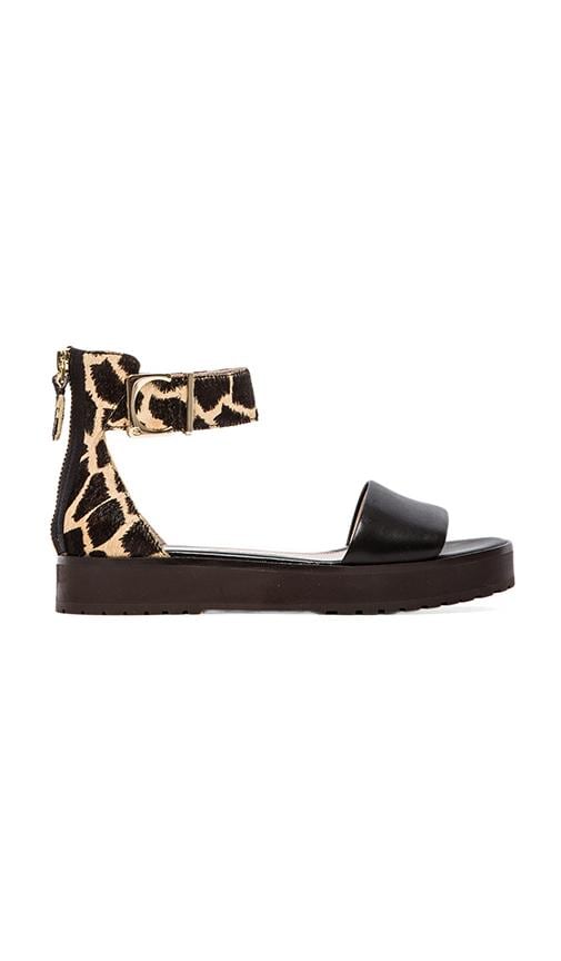 Dyls Sandal with Calf hair