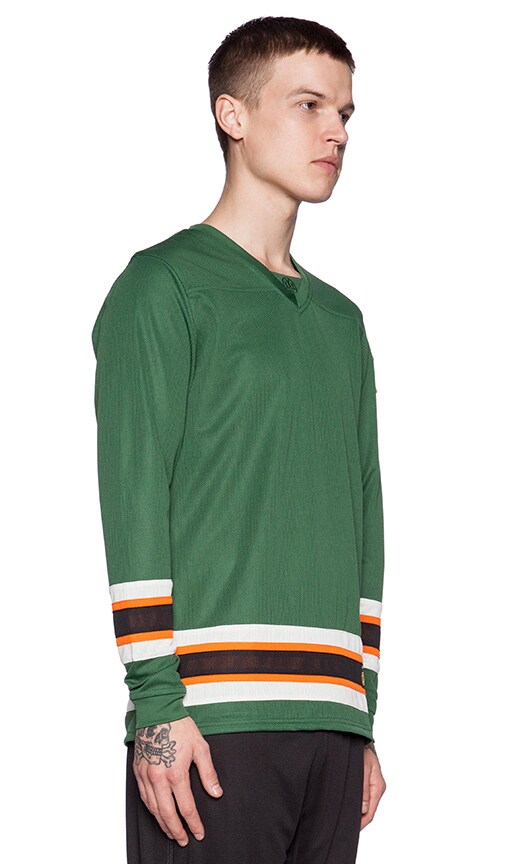 dark green hockey jersey