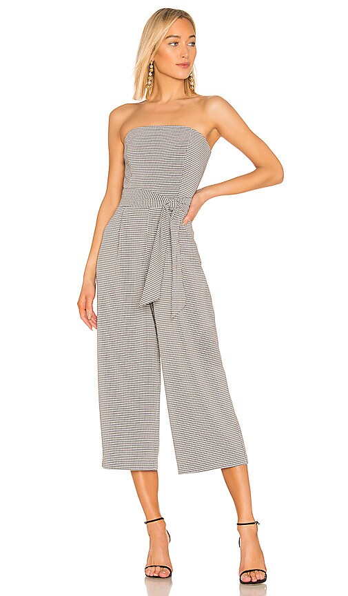 1 state black jumpsuit
