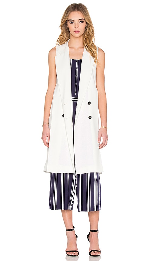 Double Breasted Trench Vest