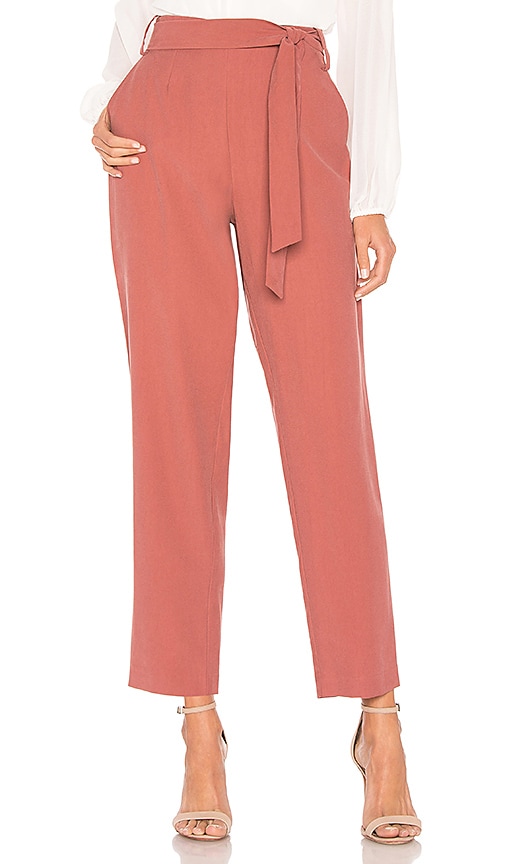 Tie Waist Slim Pant