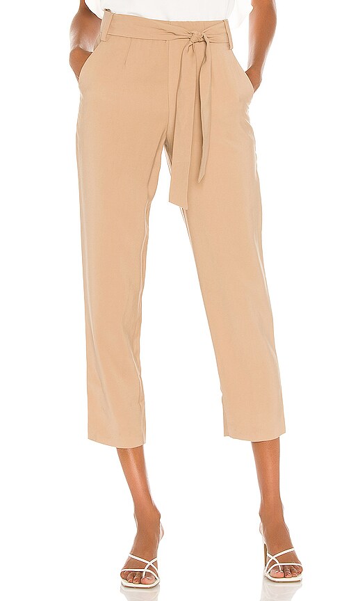 tied and tapered pants