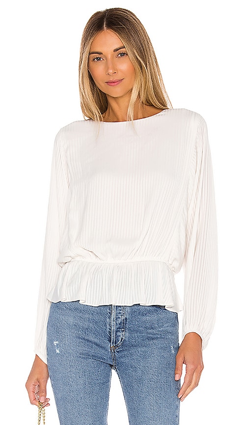 Shadow Stripe Dolman Blouse
