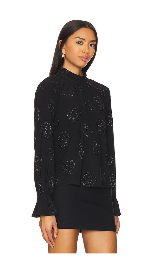 Shop 1.state Open Back Blouse In Black