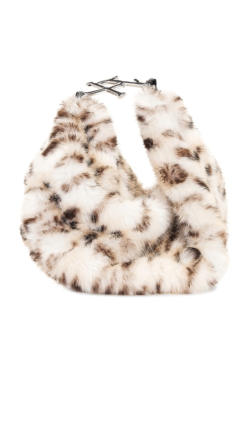 Shop 1xblue Faux Fur Bag In Cream