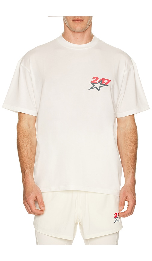 247 Team 247 Star Print Oversized T-Shirt