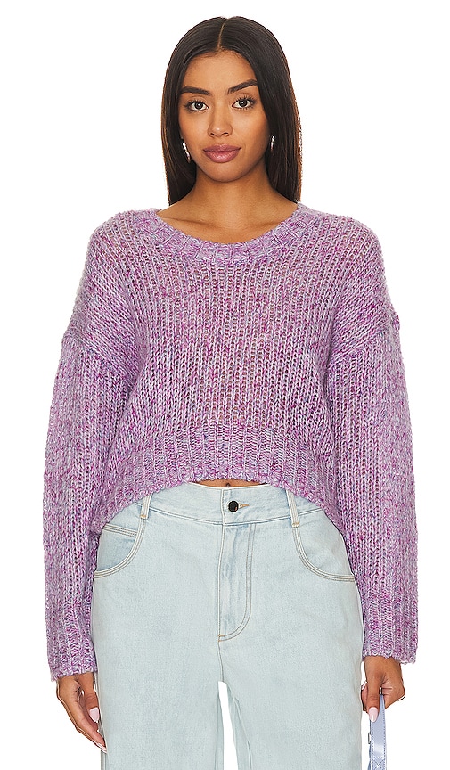 Shop 27 Miles Malibu Gaetana Sweater In Purple