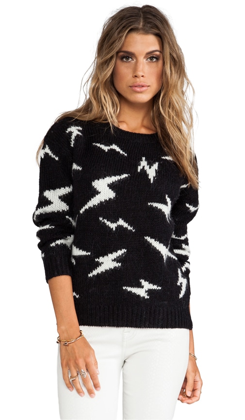Bolts 3/4 Sleeve Pullover Sweater