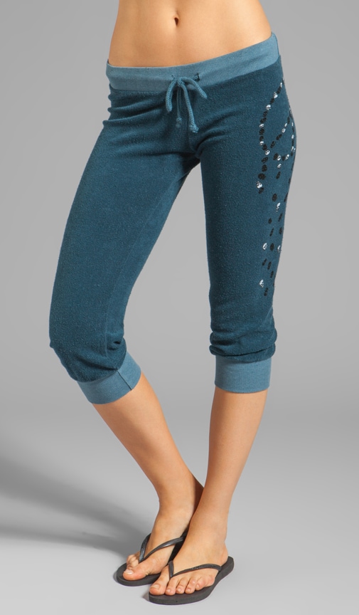 Peace Skull Cropped Track Pant