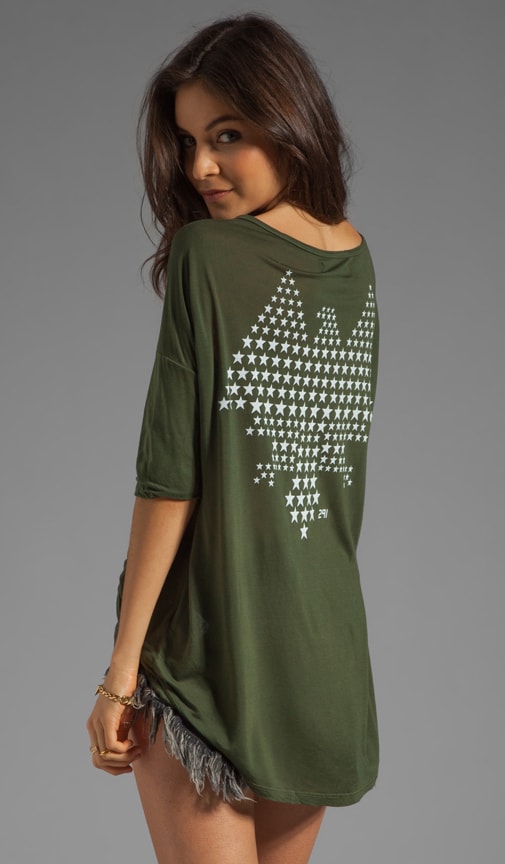 Freedom Wing Uneven Hem Top
