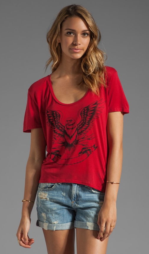 Eagle Uneven Hem Tee