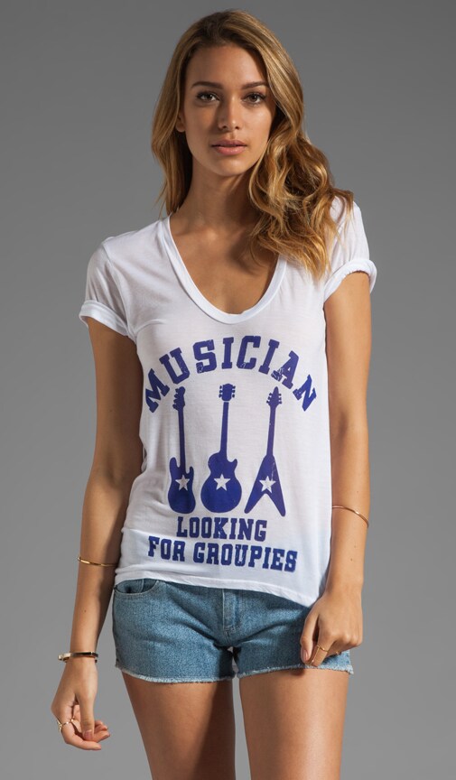Groupies Uneven Hem Tee