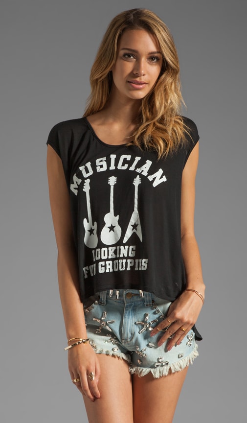 Groupies Cross Back Muscle Tee