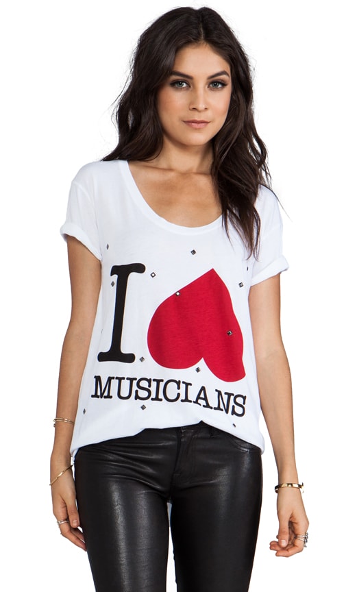 I Heart Musicians Relaxed Tee