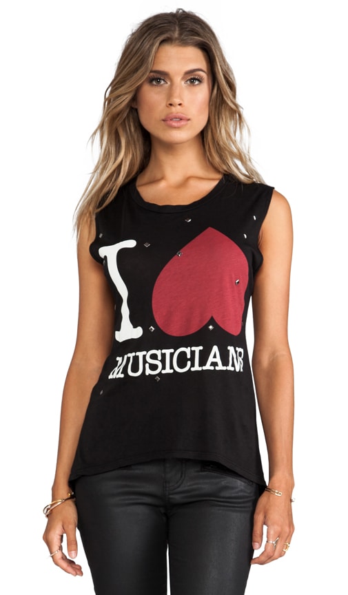 I Heart Musicians Muscle Tee