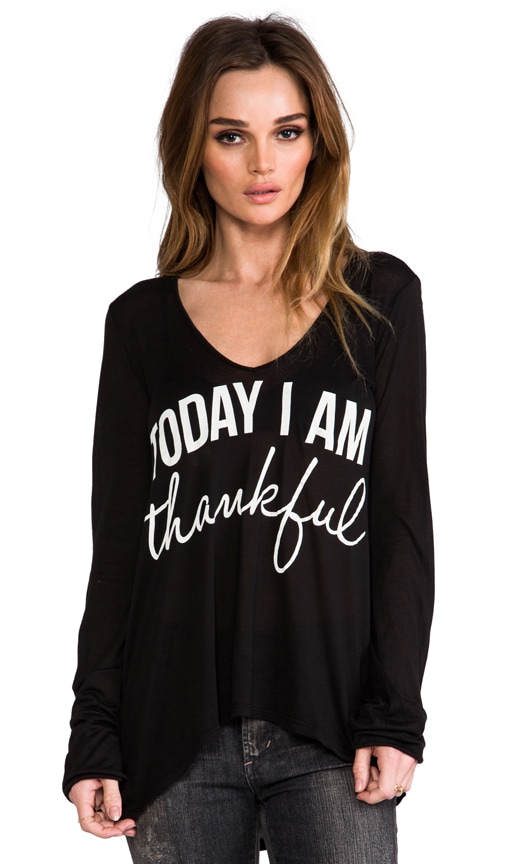 Thankful Long Sleeve V Neck