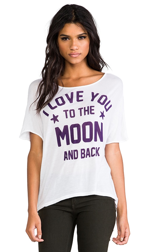 To The Moon Oversized Hi Low Tee