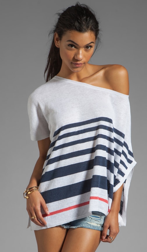 Evie Linen Stripe Sweater