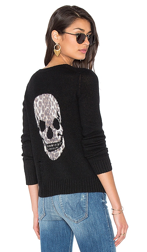 Raj Cashmere Skull Sweater