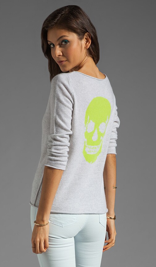 Jackie Lee Skull Cashmere Sweater