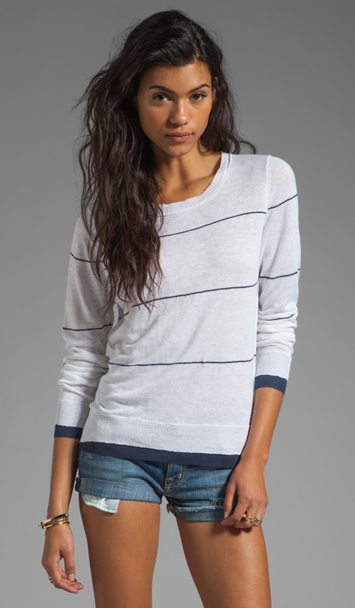 Grace Linen Stripe Sweater
