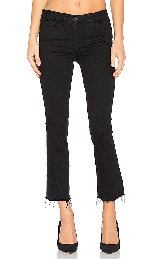 black tear jeans