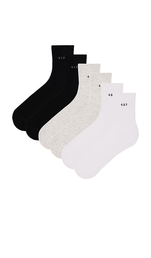 Shop 437 The Socks In Black  Grey  & White