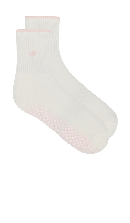 The Reformer Sock in White.