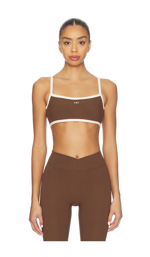 437 The Micro Sports Bra In Brown