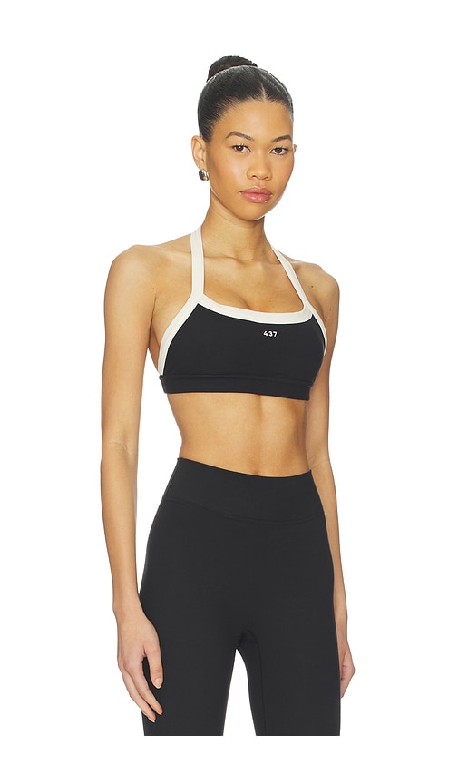 437 The Halter Sports Bra In Black