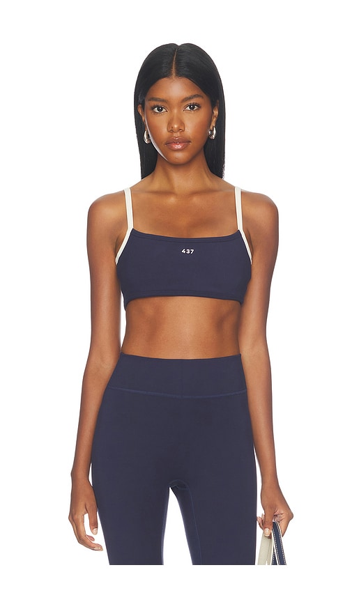 437 The Micro Sports Bra in Navy. - size M (also in S, XS)