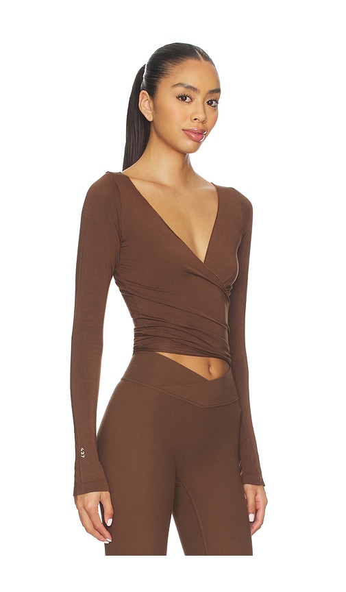 437 The Ballet Wrap In Brown